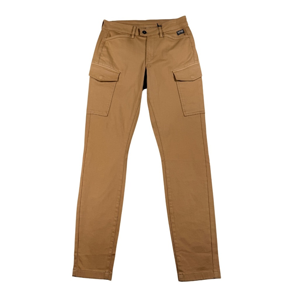 NWT G-Star Raw Blossite Army High Skinny Cargo Pants W28 L32 Sand Stretch - Picture 1 of 8